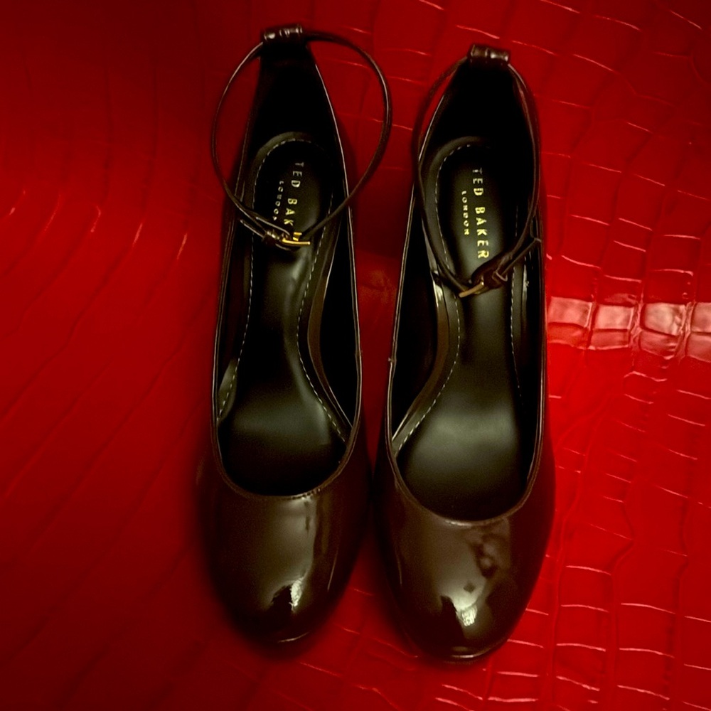 Ted Baker Glossy Black Heels